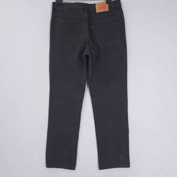 Vintage Levis Premium Red Tab Mens Jeans  Denim Black Black 34x32 Fits 34x30 - Picture 1 of 13
